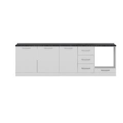 Minar 275 Cm Mutfak Dolabı Beyaz 275-B6-Alt Modül