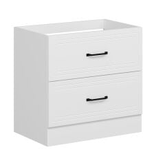 Alvinka Mutfak Modül Mbr_A Alt 2Ç 90Cm Evye Dolap Beyaz Beyaz Mdf