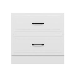 Alvinka Mutfak Modül Mbr_A Alt 2Ç 90Cm Evye Dolap Beyaz Beyaz Mdf