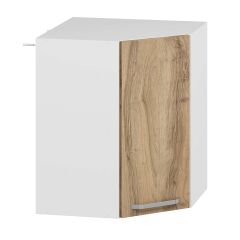 Alvinka Mutfak Modül Duz Üst 1Dk1R 60-H72Cm Köşe Dolap Beyaz Dore Mdf