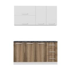 Minar 160 Cm Mutfak Dolabı Beyaz Dore 160-D2