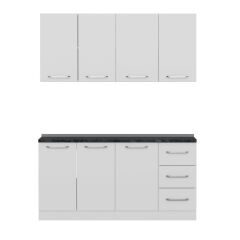 Minar 165 Cm Mutfak Dolabı Beyaz 165-B1