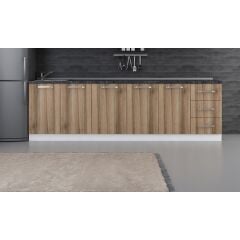 Minar 275 Cm Mutfak Dolabı Beyaz Dore 275-D1-Alt Modül