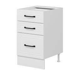 Alvinka Mutfak Modül Mbr_A Alt 3Ç1B2K Nray 50Cm Dolap Beyaz Beyaz Suntalam