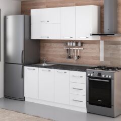 Minar 170 Cm Mutfak Dolabı Beyaz 170-B1