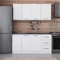 Minar 170 Cm Mutfak Dolabı Beyaz 170-B2