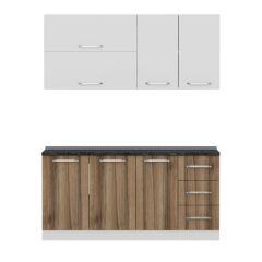 Minar 170 Cm Mutfak Dolabı Beyaz Dore 170-D1