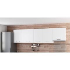 Minar 280 Cm Mutfak Dolabı Beyaz 280-B4-Üst Modül