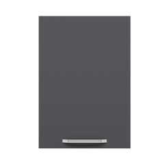 Alvinka Mutfak Modül Duz Üst 1Dk2R 50-H72Cm Dolap Beyaz Antrasit Mdf