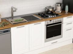 Alvinka 285X210 Cm Klasik Mebran Mutfak Dolabı Mb-E80B45S40-2