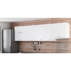 Minar 280 Cm Mutfak Dolabı Beyaz 280-B7-Üst Modül