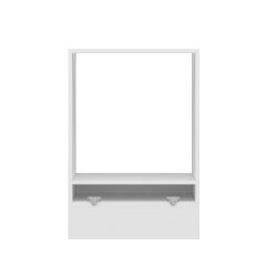 Alvinka Mutfak Modül Mbr_A Alt 1K 60Cm Ank Dolap Beyaz Beyaz Mdf