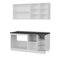 Minar 175 Cm Mutfak Dolabı Beyaz Dore 175-D2