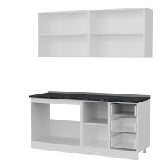 Minar 180 Cm Mutfak Dolabı Beyaz 180-B2