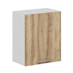 Alvinka Mutfak Modül Duz Üst 1Dk2R 60-H72Cm Dolap Beyaz Dore Mdf