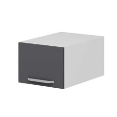 Alvinka Mutfak Modül Duz Üst 1Yk 40-H30Cm Yuk Dolap Beyaz Antrasit Suntalam