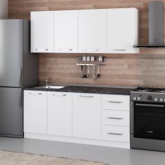 Minar 185 Cm Mutfak Dolabı Beyaz 185-B1