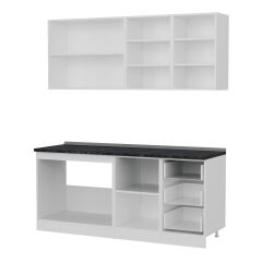 Minar 185 Cm Mutfak Dolabı Beyaz 185-B1