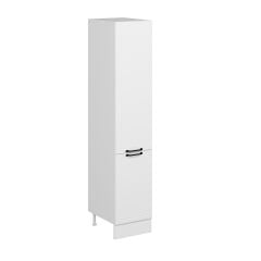 Alvinka Mutfak Modül Mbr_A 45-H222Cm Boy Dolabı Beyaz Beyaz Mdf