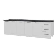 Minar 285 Cm Mutfak Dolabı Beyaz 285-B1-Alt Modül