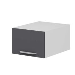 Alvinka Mutfak Modül Duz Üst 1Yk 45-H30Cm Yuk Dolap Beyaz Antrasit Suntalam