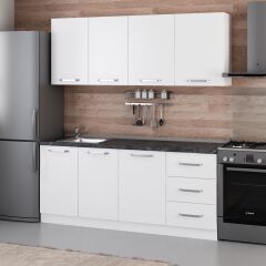 Minar 190 Cm Mutfak Dolabı Beyaz 190-B1