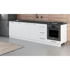 Minar 285 Cm Mutfak Dolabı Beyaz 285-B6-Alt Modül