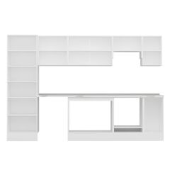 Alvinka 300X210 Cm Klasik Mebran Mutfak Dolabı Mb-E80B60S40-1 Mebran | Kumtaşı - Suntalam