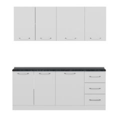 Minar 195 Cm Mutfak Dolabı Beyaz 195-B1