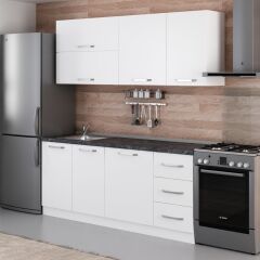 Minar 195 Cm Mutfak Dolabı Beyaz 195-B2