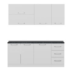 Minar 195 Cm Mutfak Dolabı Beyaz 195-B2