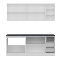 Minar 200 Cm Mutfak Dolabı Beyaz 200-B1