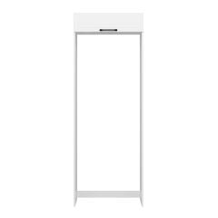 Alvinka Mutfak Modül Mbr_A 80-H222Cm Buz Dolabı Beyaz Beyaz Mdf