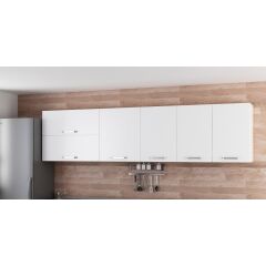 Minar 290 Cm Mutfak Dolabı Beyaz 290-B1-Üst Modül