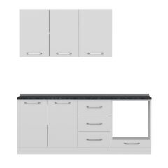 Minar 200 Cm Mutfak Dolabı Beyaz 200-B3