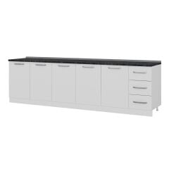 Minar 290 Cm Mutfak Dolabı Beyaz 290-B2-Alt Modül