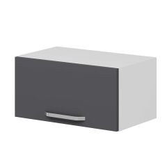 Alvinka Mutfak Modül Duz Üst 1Yk 60-H30Cm Dav Dolap Beyaz Antrasit Suntalam