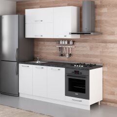 Minar 200 Cm Mutfak Dolabı Beyaz 200-B6