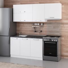 Minar 200 Cm Mutfak Dolabı Beyaz 200-B7