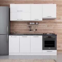 Minar 200 Cm Mutfak Dolabı Beyaz 200-B8