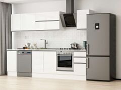 Alvinka 280X210 Cm High Gloss Mutfak Dolabı M-E80S40S40-2