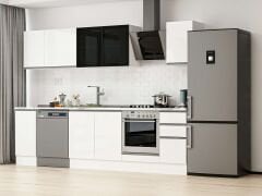 Alvinka 280X210 Cm High Gloss Mutfak Dolabı M-E80S40S40-3