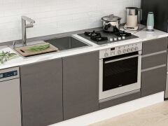 Alvinka 280X210 Cm High Gloss Mutfak Dolabı M-E80S40S40-3