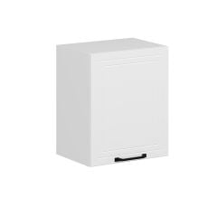 Alvinka Mutfak Modül Mbr_A Üst 1Dk1R 50-H60Cm Dolap Beyaz Beyaz Mdf