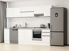 Alvinka 285X210 Cm High Gloss Mutfak Dolabı M-E80S40S45-1