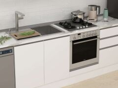 Alvinka 310X210 Cm High Gloss Mutfak Dolabı M-E90S40S60-3 High Gloss | Beyaz - Suntalam