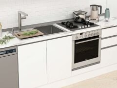 Alvinka 395X222 Cm High Gloss Mutfak Dolabı Mbb-E90B45S60-1 High Gloss | Beyaz - Suntalam