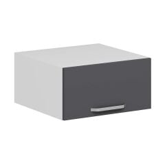 Alvinka Mutfak Modül Duz Üst 1Yk 60-H30Cm Yuk Dolap Beyaz Antrasit Suntalam