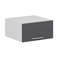 Alvinka Mutfak Modül Duz Üst 1Yk 60-H30Cm Yuk Dolap Beyaz Antrasit Mdf