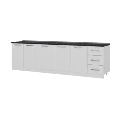 Minar 295 Cm Mutfak Dolabı Beyaz 295-B1-Alt Modül